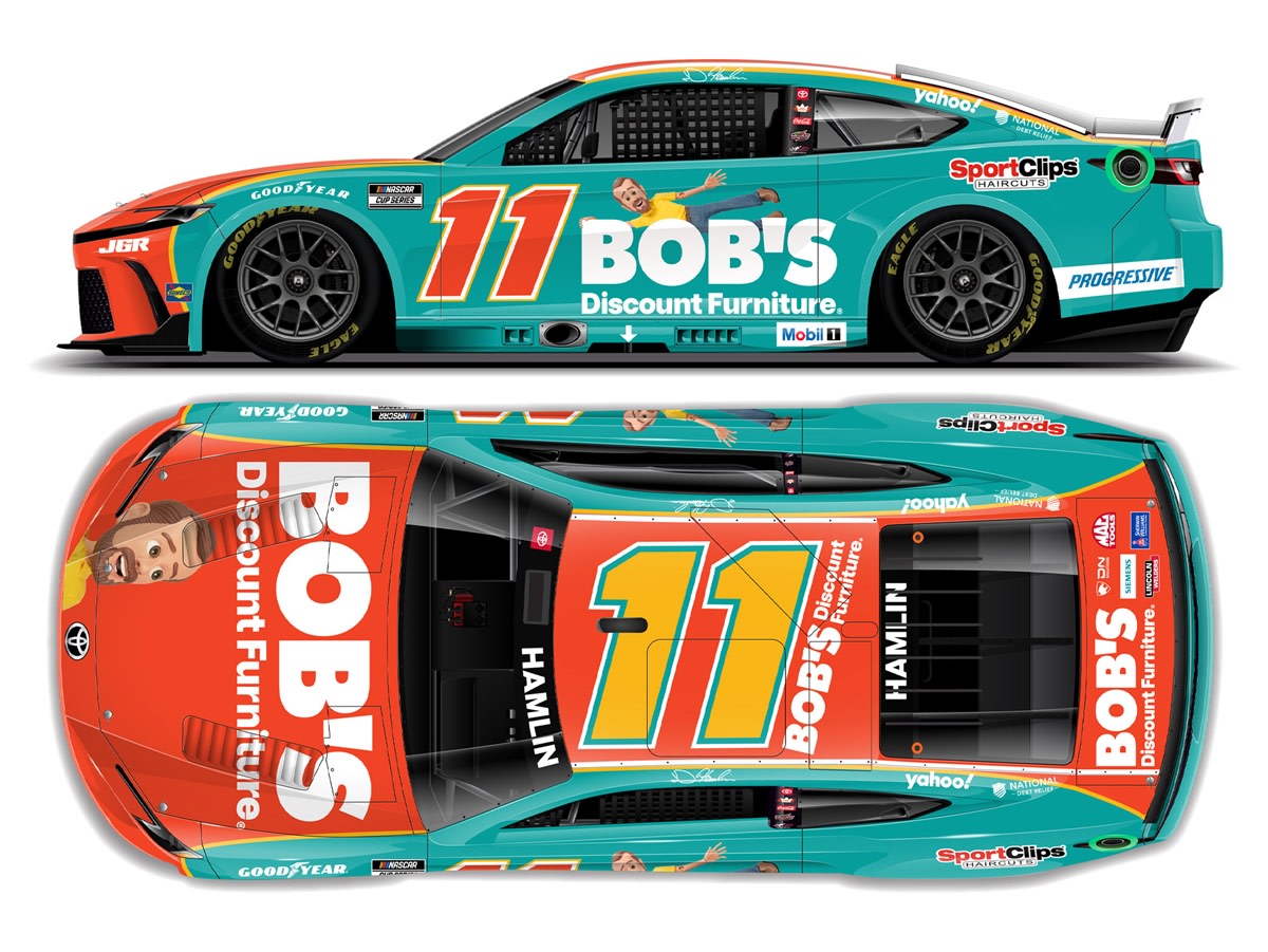 DENNY HAMLIN 2025 BOB'S DISCOUNT FURNITURE 1:64 ARC DIECAST
