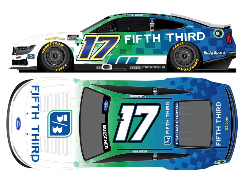 Autographed CHRIS BUESCHER 2026 FIFTH THIRD 1:24 AUTOGRAPH ARC DIECAST