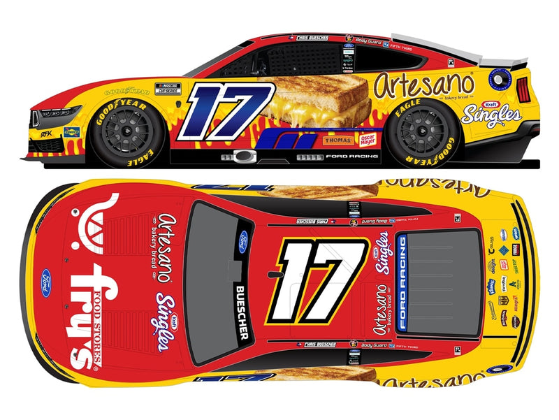 CHRIS BUESCHER 2026 FRY'S/ARTESANO/KRAFT SINGLES 1:24 FLASHCOAT