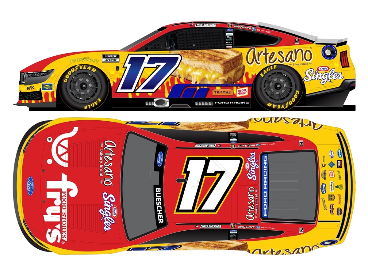 CHRIS BUESCHER 2026 FRY'S/ARTESANO/KRAFT SINGLES 1:64 ARC DIECAST