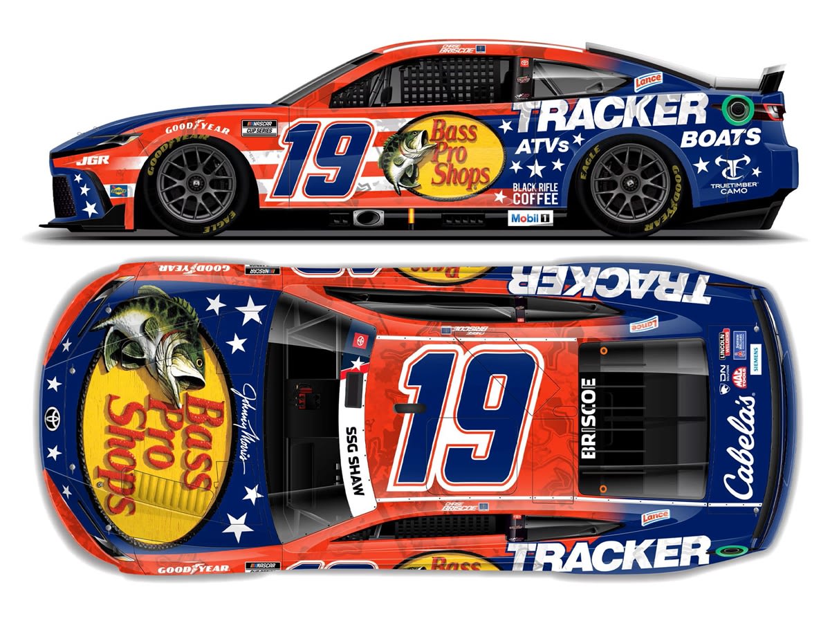 CHASE BRISCOE 2025 BASS PRO SHOPS SALUTES 1:24 ELITE DIECAST