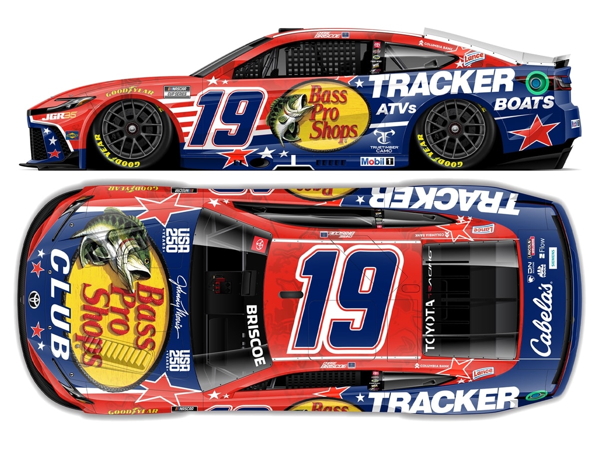 CHASE BRISCOE 2026 BASS PRO SHOPS / TRACKER SALUTES 1:24 ELITE DIECAST