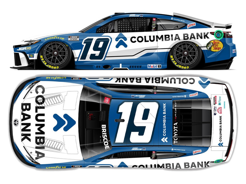 CHASE BRISCOE 2026 COLUMBIA BANK 1:24 COLOR CHROME ARC DIECAST