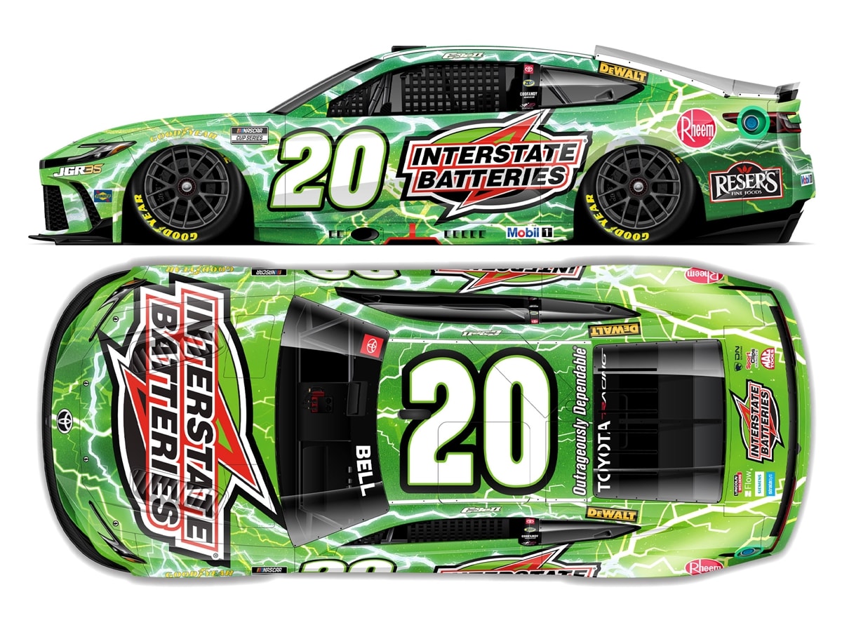 CHRISTOPHER BELL 2026 INTERSTATE BATTERIES 1:24 ARC DIECAST