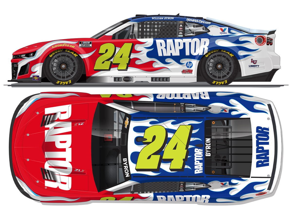 WILLIAM BYRON 2026 RAPTOR 1:24 COLOR CHROME ARC DIECAST