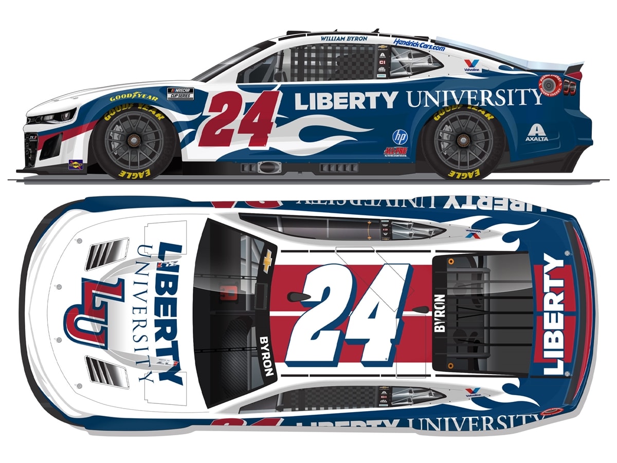 WILLIAM BYRON 2026 LIBERTY UNIVERSTIY 1:24 ARC DIECAST