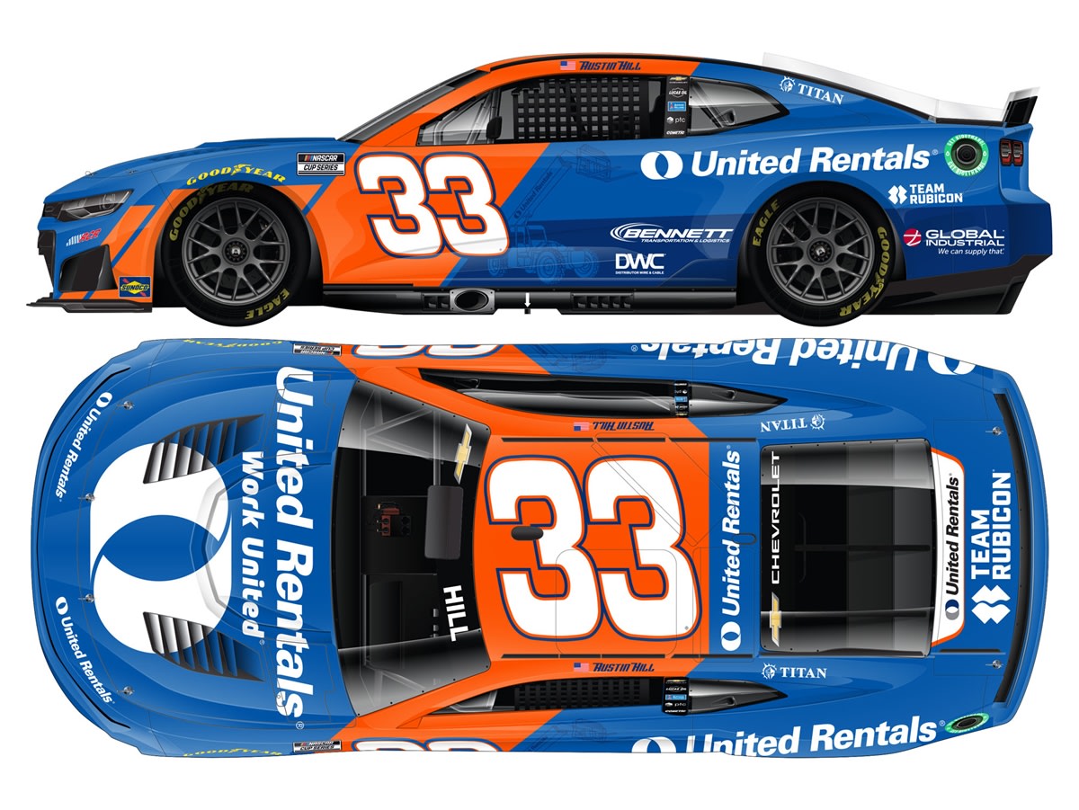 AUSTIN HILL 2026 UNITED RENTALS 1:24 ARC DIECAST