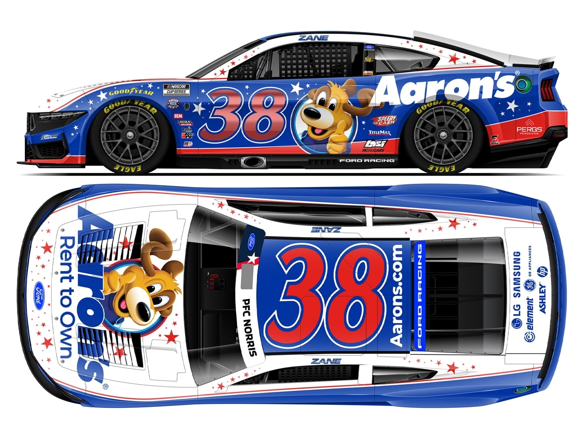 ZANE SMITH 2026 AARON'S LUCKY DOG PATRIOTIC 1:64 ARC DIECAST