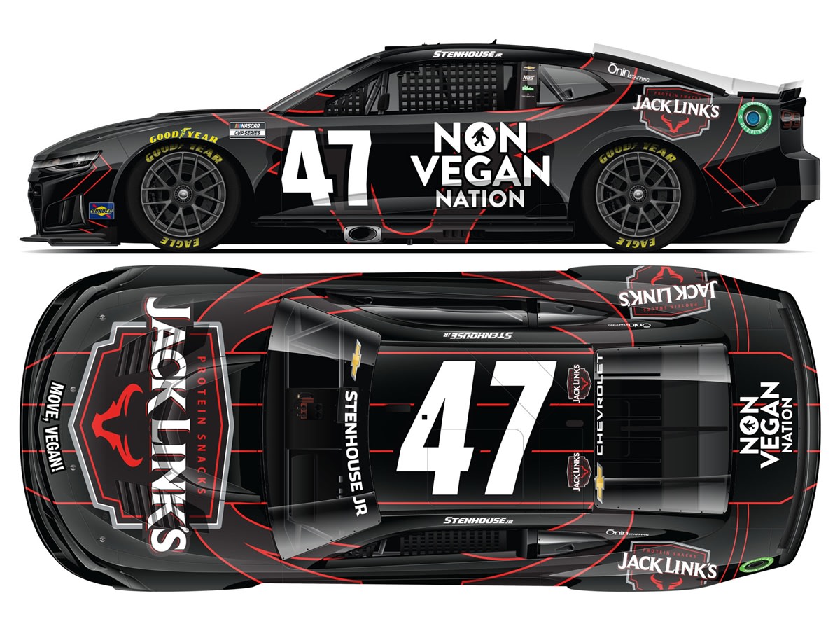 RICKY STENHOUSE JR 2026 JACK LINK'S NON VEGAN NATION 1:24 ARC DIECAST