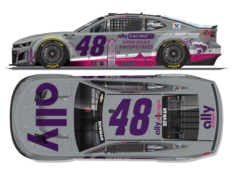 ALEX BOWMAN 2025 ALLY OPEN ROAD SWEEPSTAKES 1:24 ARC DIECAST