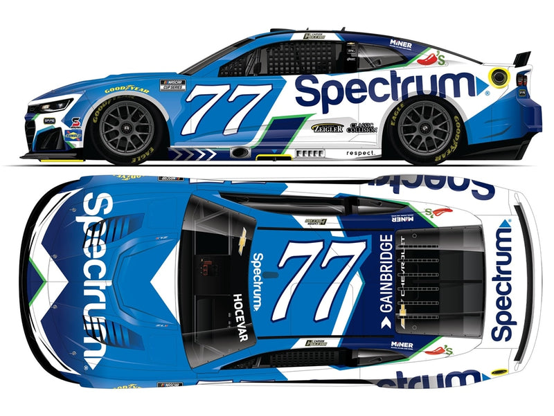 CARSON HOCEVAR 2026 SPECTRUM 1:24 COLOR CHROME ARC DIECAST