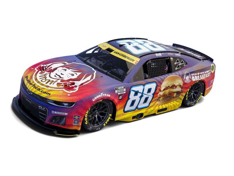 Autographed SHANE VAN GISBERGEN 2025 WENDY'S BREAKFAST BACONATOR 1:24 AUTOGRAPHED ARC DIECAST