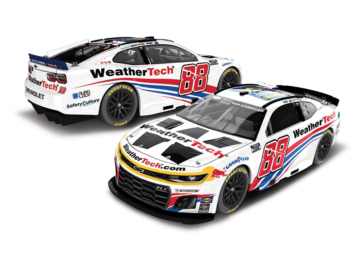 SHANE VAN GISBERGEN 2025 WEATHERTECH ROOKIE OF THE YEAR 1:64 GALAXY COLOR ARC DIECAST