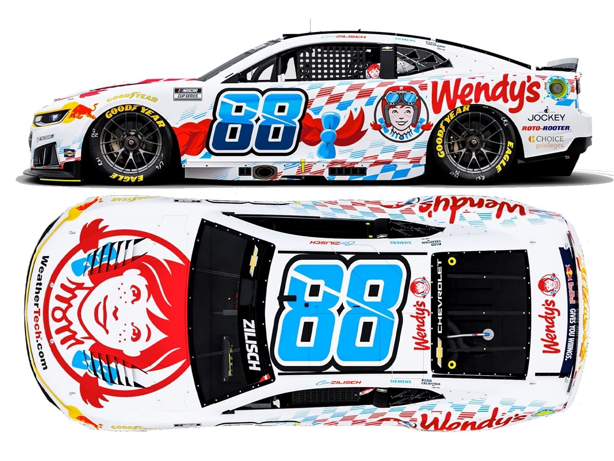 CONNOR ZILISCH 2026 WENDY'S 1:24 ARC DIECAST