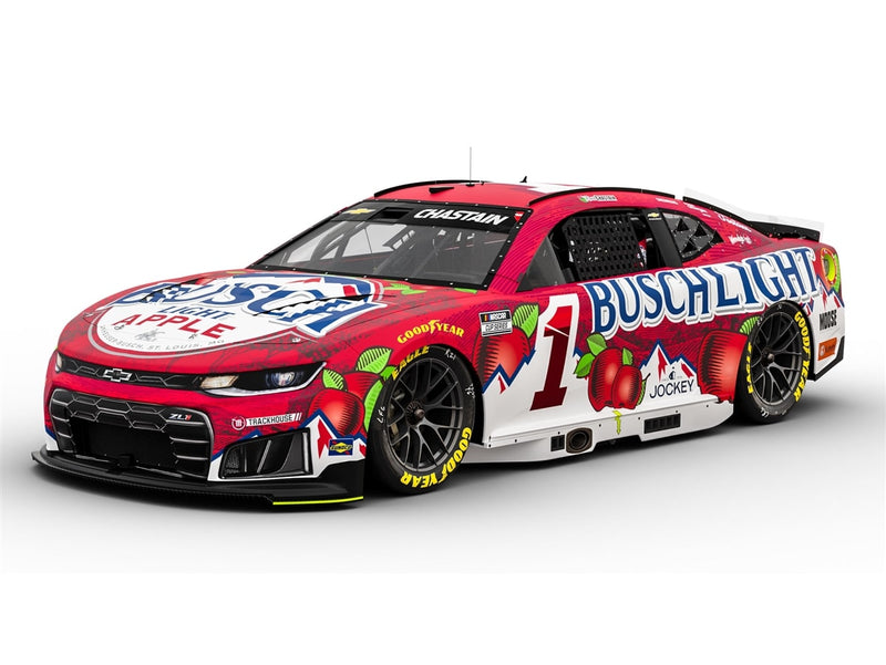 ROSS CHASTAIN 2026 BUSCH LIGHT APPLE 1:24 FLASHCOAT SILVER