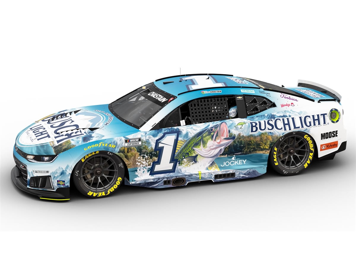 ROSS CHASTAIN 2026 BUSCH LIGHT FISHING 1:64 ARC DIECAST