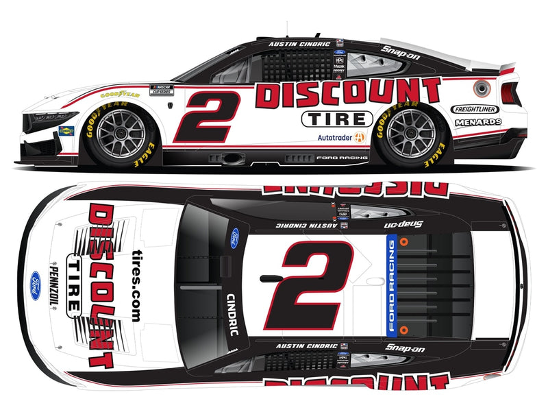 AUSTIN CINDRIC 2026 DISCOUNT TIRE 1:64 ARC DIECAST