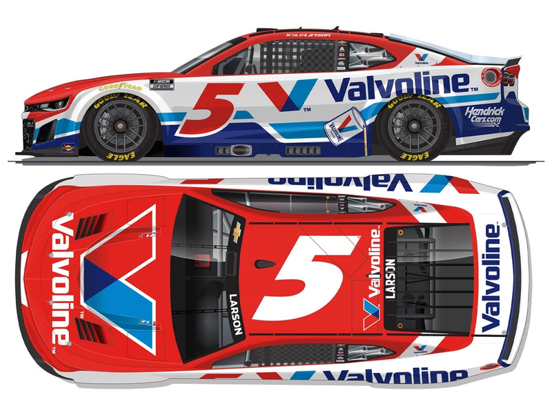 KYLE LARSON 2026 VALVOLINE 1:24 COLOR CHROME ARC DIECAST