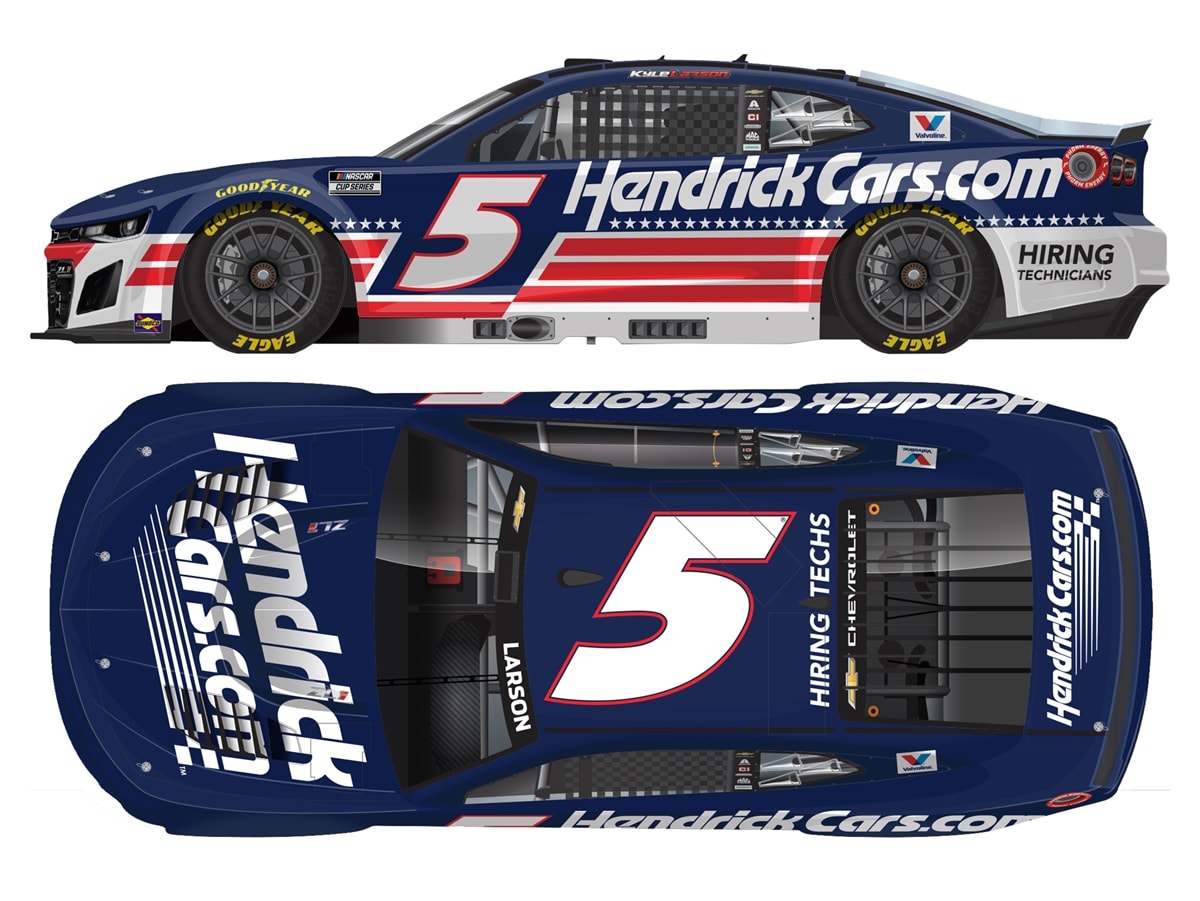 KYLE LARSON 2026 HENDRICKCARS.COM PATRIOTIC 1:64 ARC DIECAST