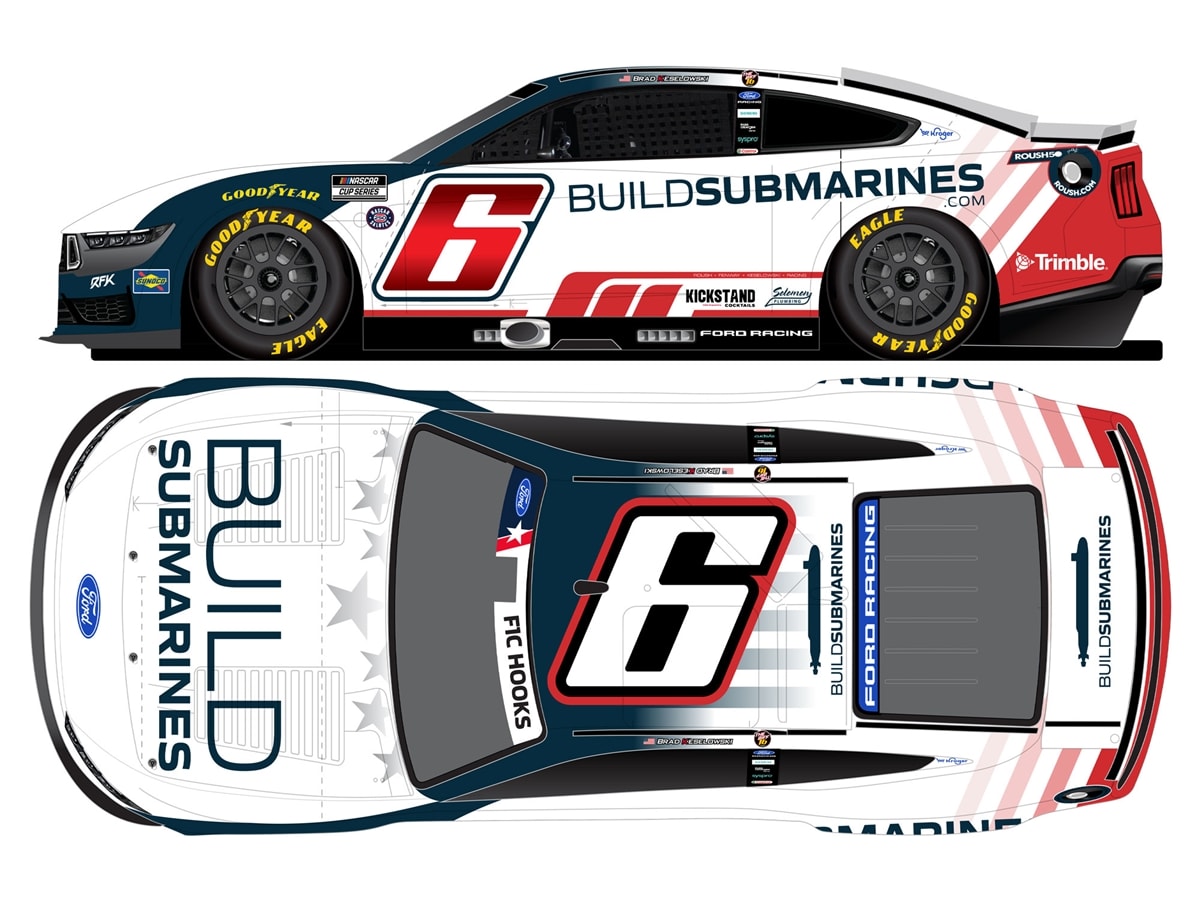 **Preorder** BRAD KESELOWSKI 2026 BUILDSUBMARINES.COM SALUTES 1:24 ELITE DIECAST