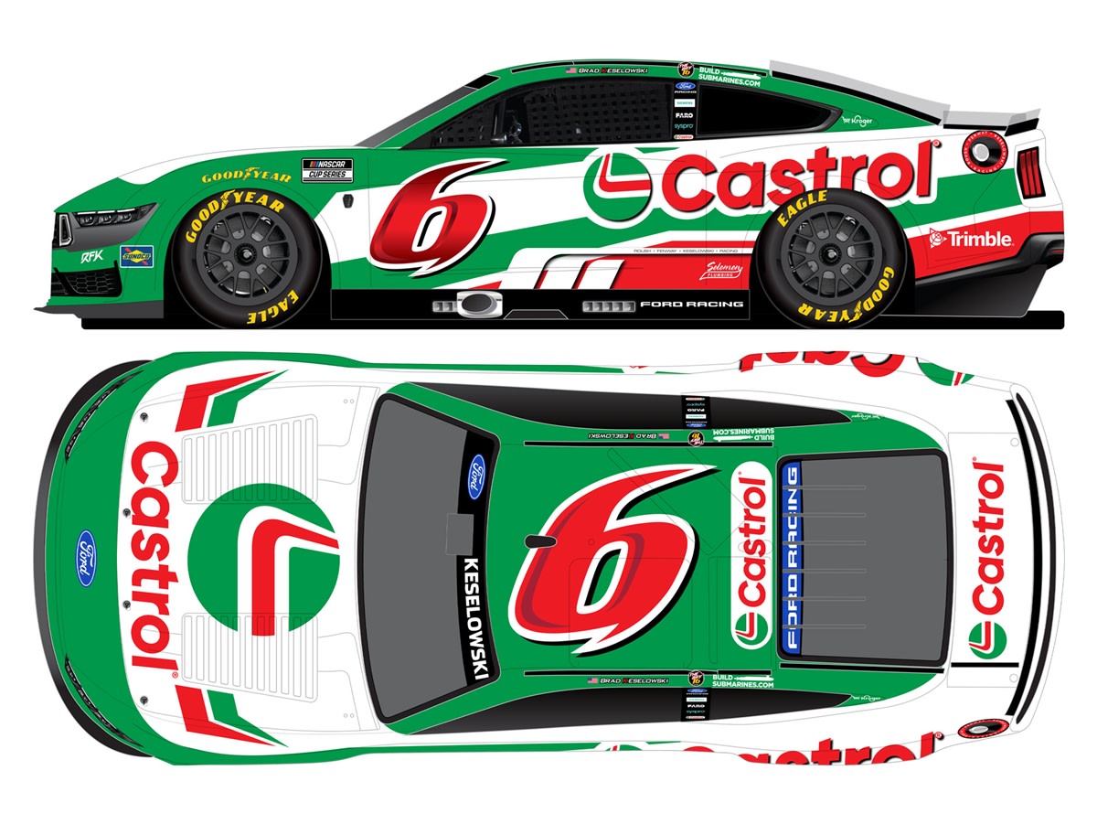 BRAD KESELOWSKI 2026 CASTROL TRIBUTE 1:24 ARC COLOR CHROME DIECAST