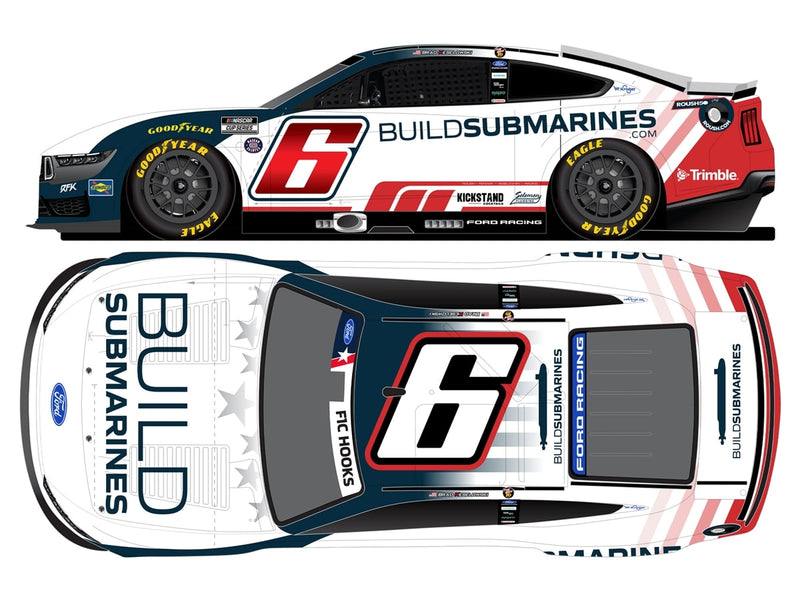 **Preorder** BRAD KESELOWSKI 2026 BUILDSUBMARINES.COM SALUTES 1:24 ARC DIECAST