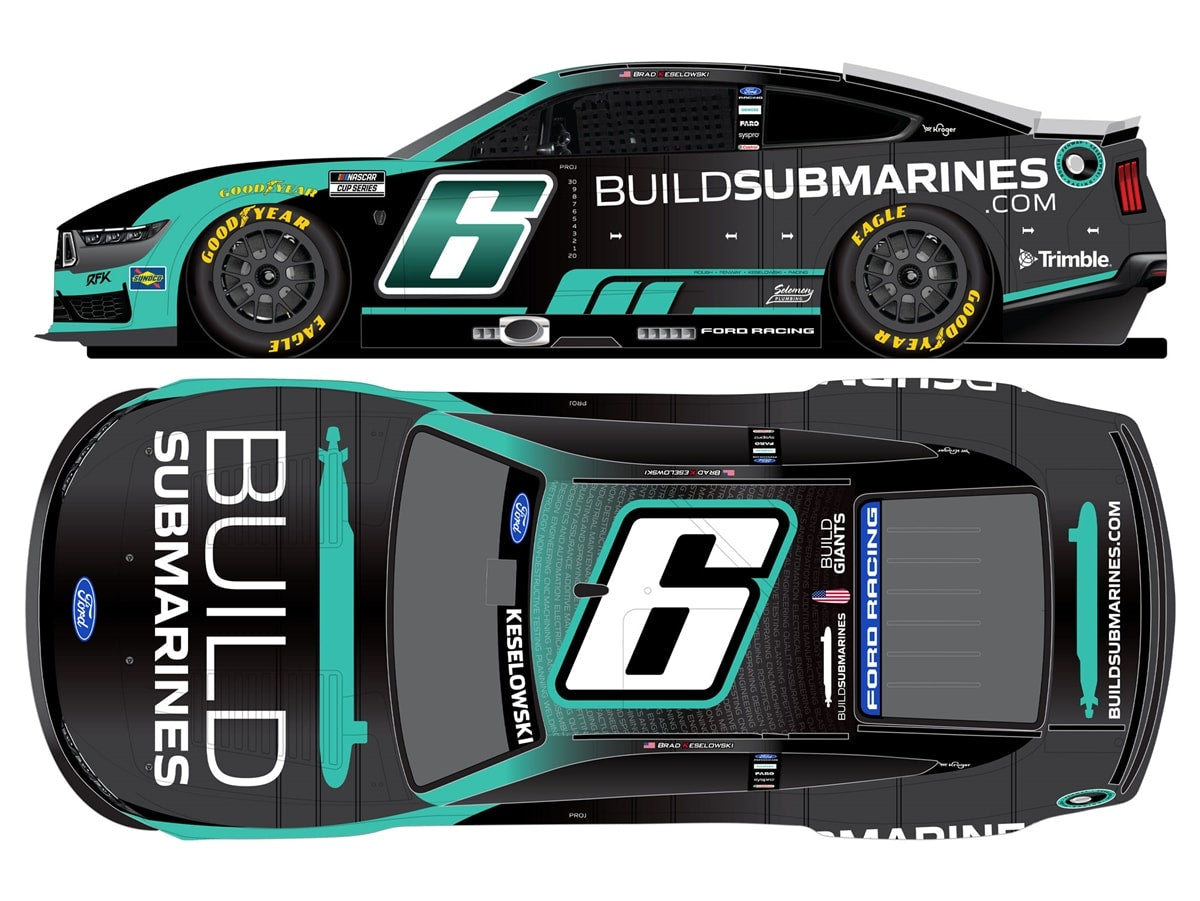 BRAD KESELOWSKI 2026 BUILDSUBMARINES.COM 1:64 ARC DIECAST