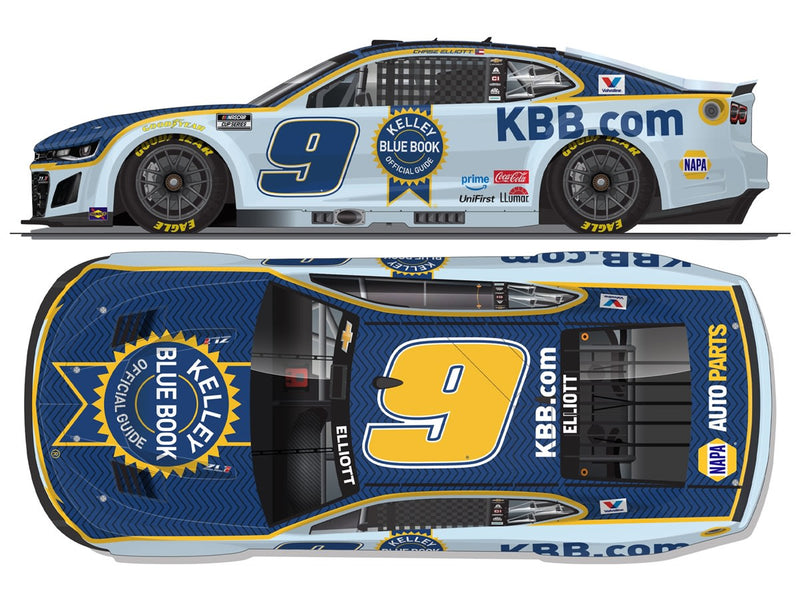 CHASE ELLIOTT 2026 KELLEY BLUE BOOK 1:24 ELITE DIECAST