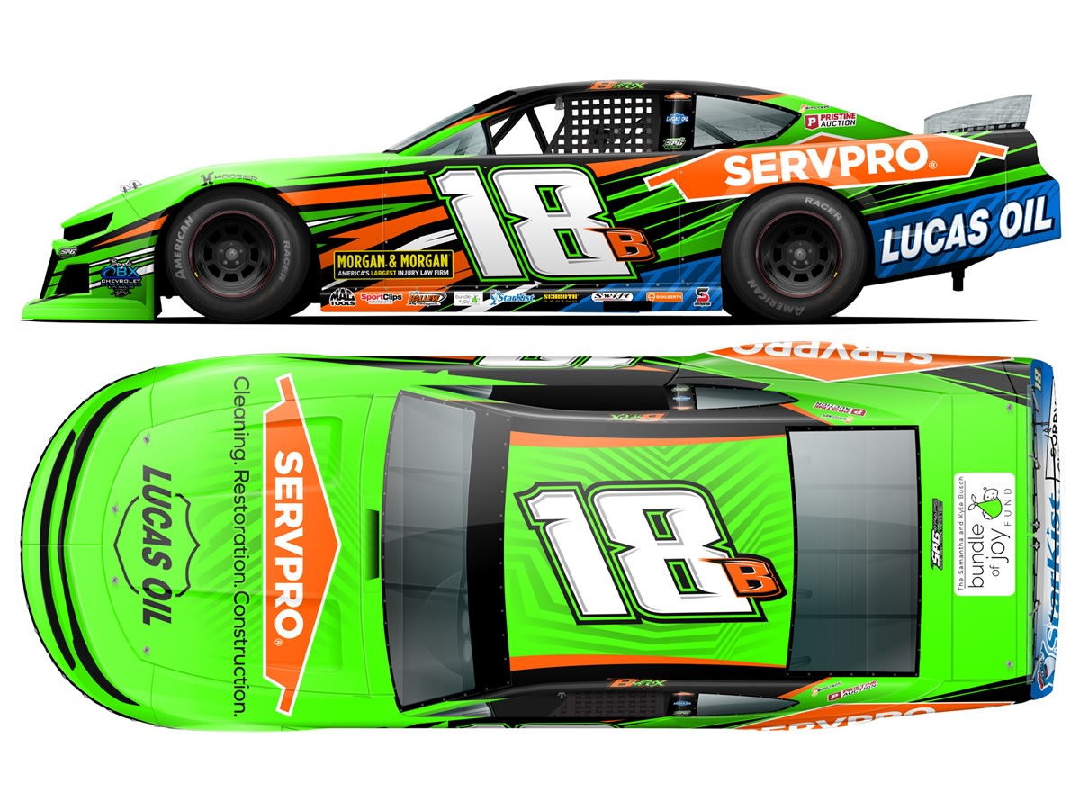 BREXTON BUSCH 2026 SERVPRO 1:64 ARC DIECAST