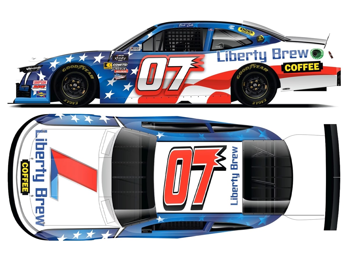 NICK LEITZ 2025 LIBERTY BREW THROWBACK 1:24 ARC DIECAST
