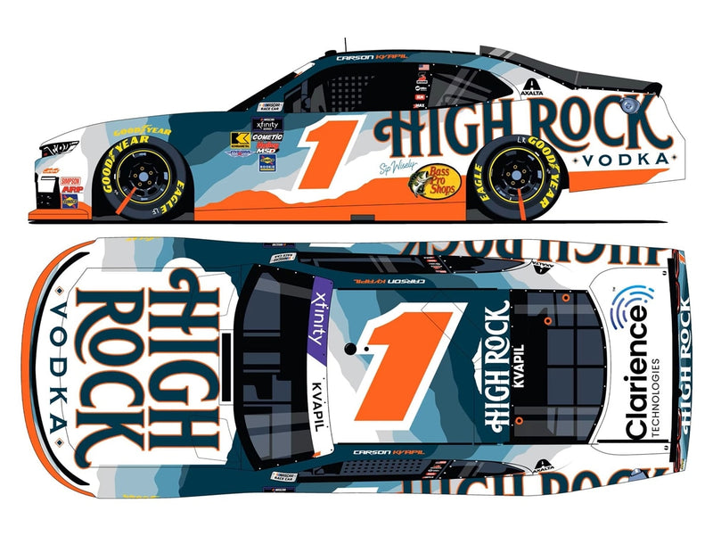 CARSON KVAPIL 2025 HIGH ROCK VODKA 1:24 AUTOGRAPH ARC DIECAST