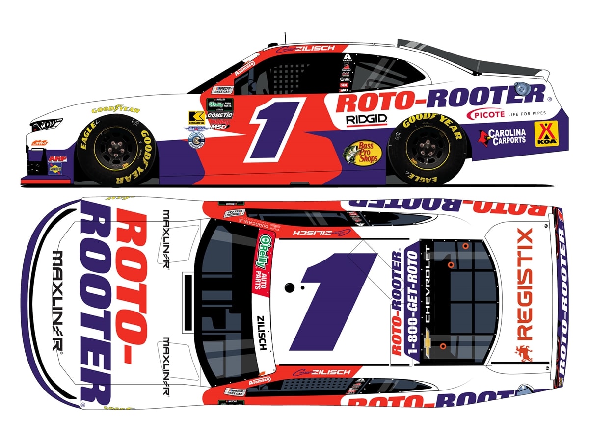 CONNOR ZILISCH 2026 ROTO-ROOTER 1:24 AUTOGRAPH ARC DIECAST
