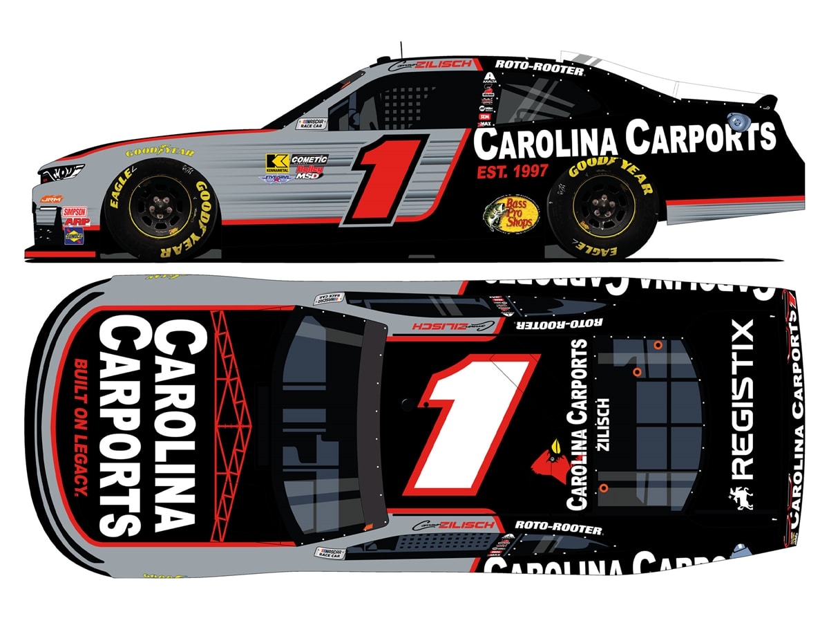 CONNOR ZILISCH 2026 CAROLINA CARPORTS 1:64 ARC DIECAST