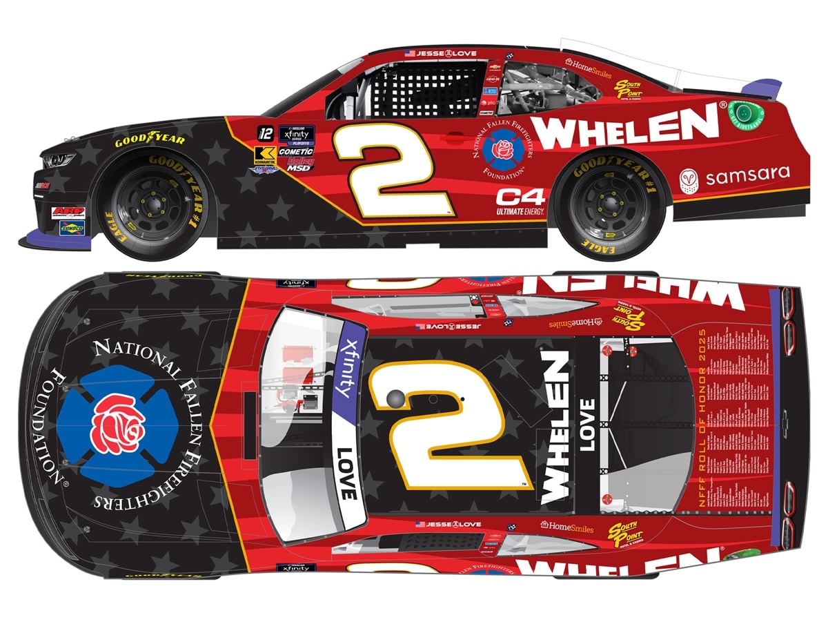 JESSE LOVE 2025 WHELEN / NATIONAL FALLEN FIREFIGHTERS FOUNDATION 1:64 ARC DIECAST