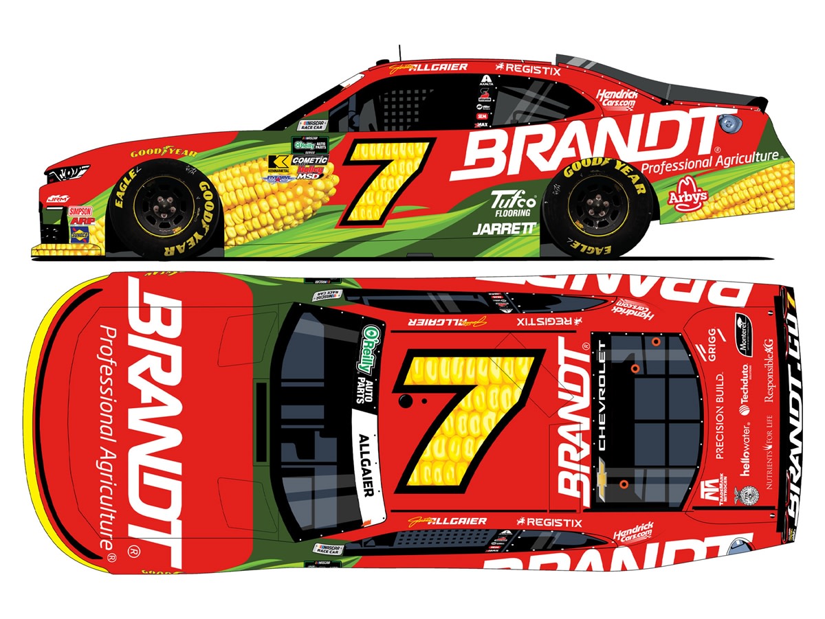 JUSTIN ALLGAIER 2026 BRANDT 1:24 ARC DIECAST