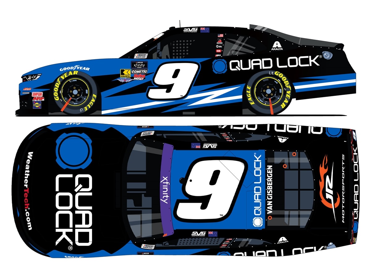 AUTOGRAPHED SHANE VAN GISBERGEN 2025 QUAD LOCK 1:24 ARC DIECAST