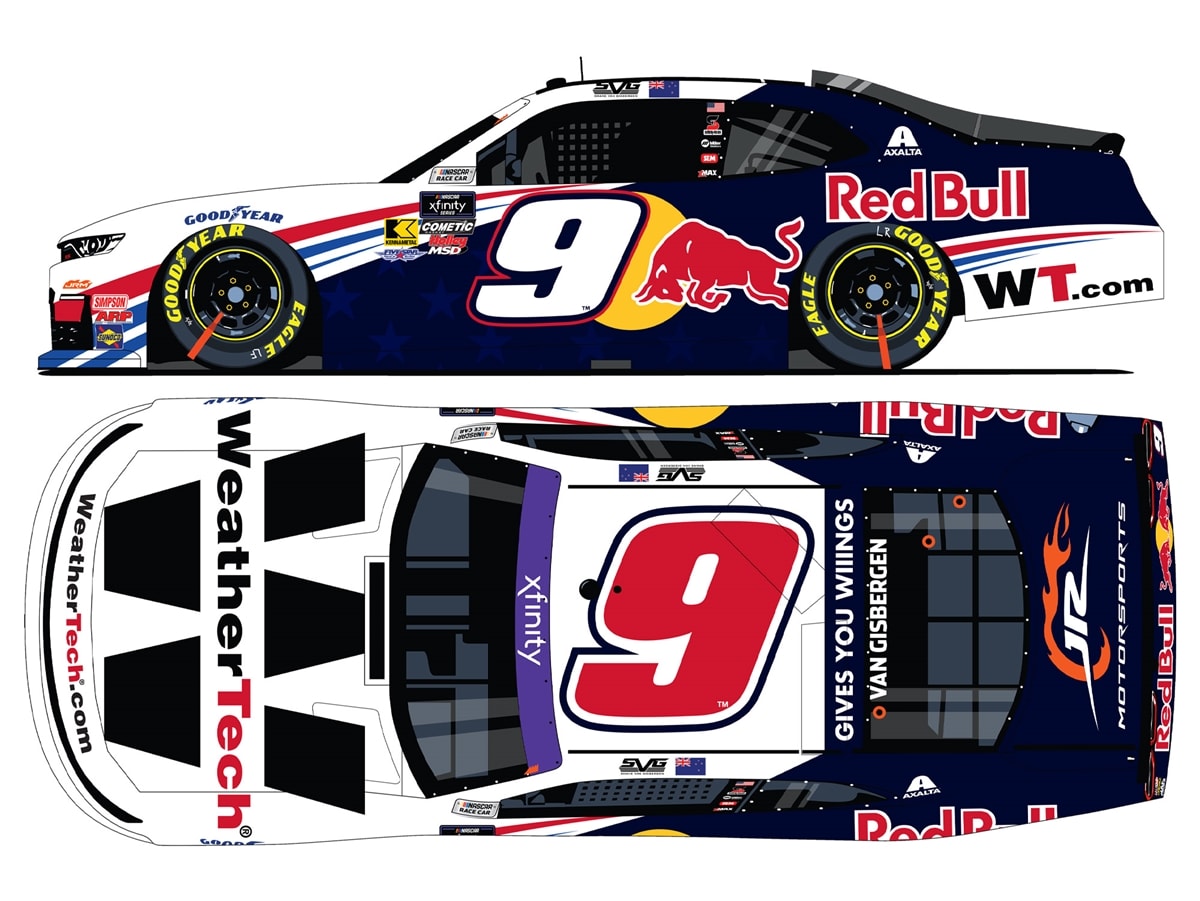 SHANE VAN GISBERGEN 2025 RED BULL/WEATHERTECH1:24 ARC DIECAST