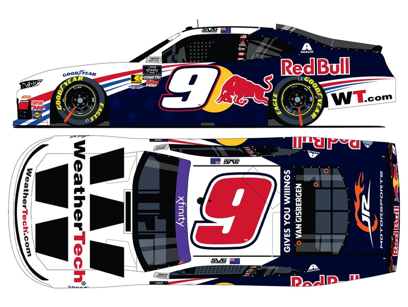 SHANE VAN GISBERGEN 2025 RED BULL/WEATHERTECH1:24 ARC DIECAST