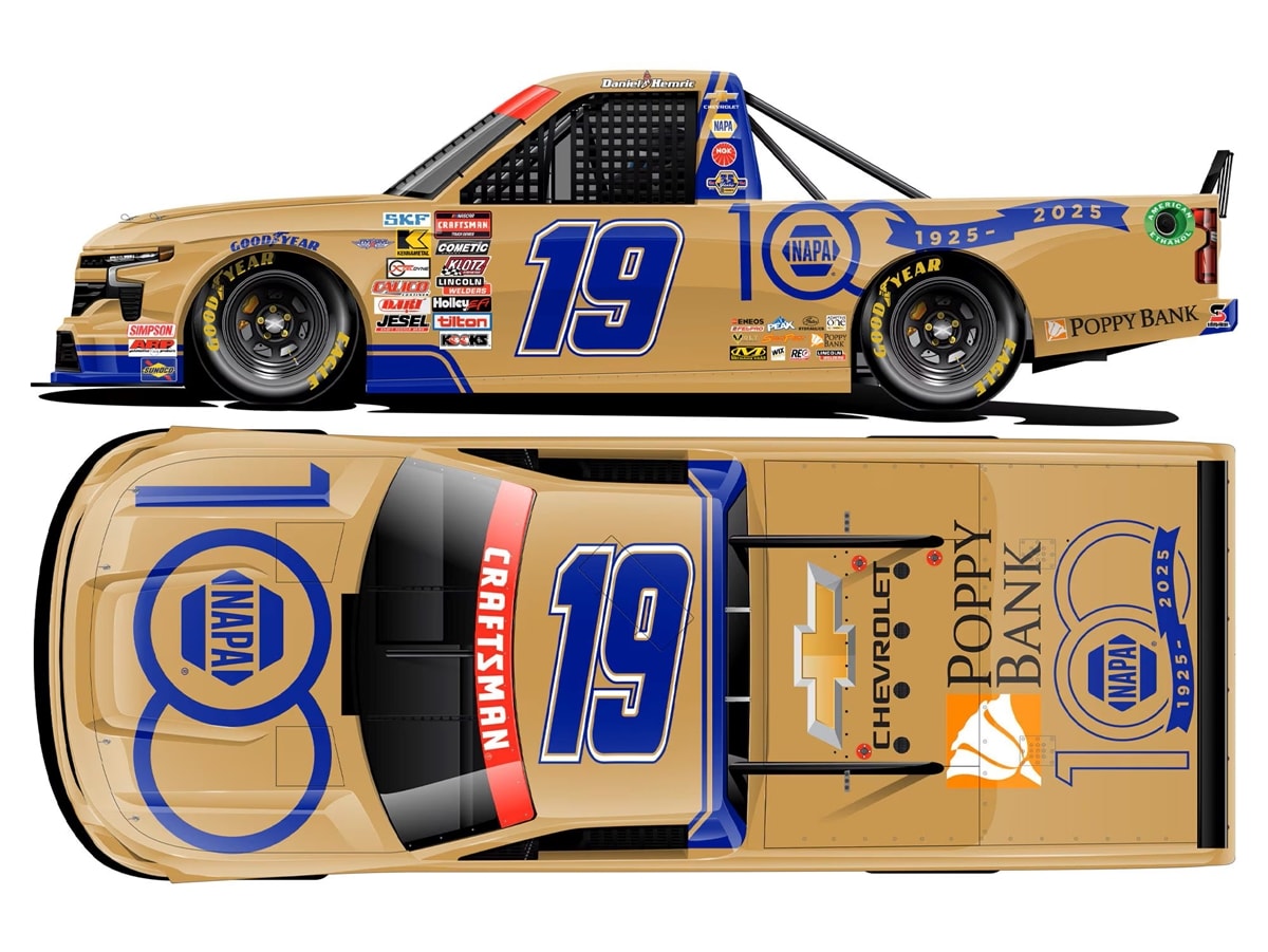 DANIEL HEMRIC 2025 NAPA 100TH ANNIVERSARY 1:24 ARC DIECAST
