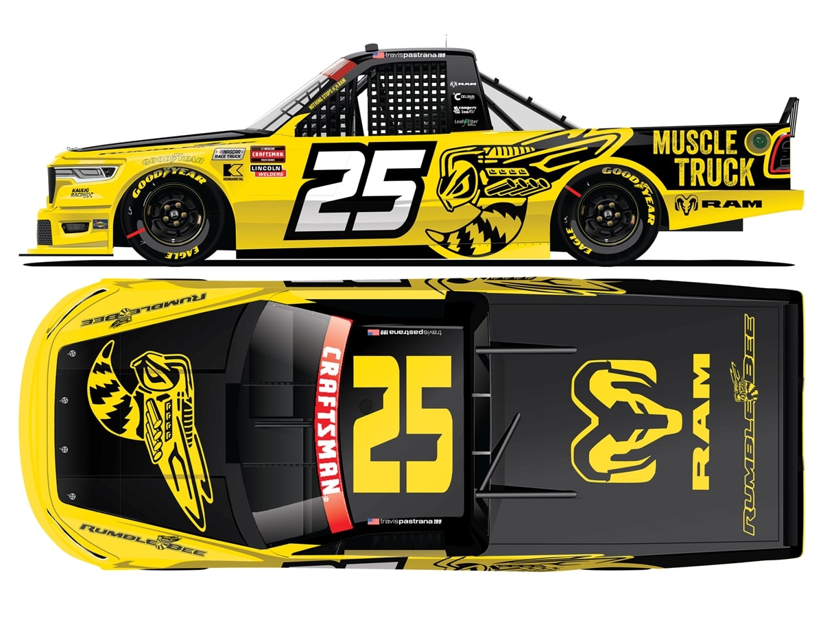 **Preorder**TRAVIS PASTRANA 2026 RAM RUMBLE BEE 1:24 ARC DIECAST
