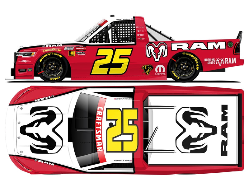 COREY LAJOIE 2026 RAM TRUCKS THROWBACK 1:24 ARC DIECAST