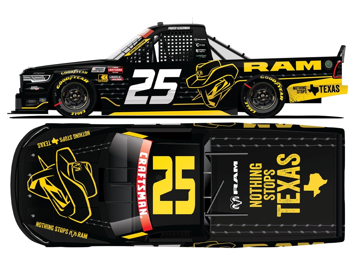 PARKER KLIGERMAN 2026 RAM/ NOTHING STOPS TEXAS 1:64 ARC DIECAST