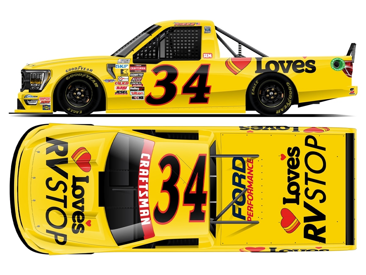 LAYNE RIGGS 2025 LOVE'S RV STOP 1:24 ARC DIECAST
