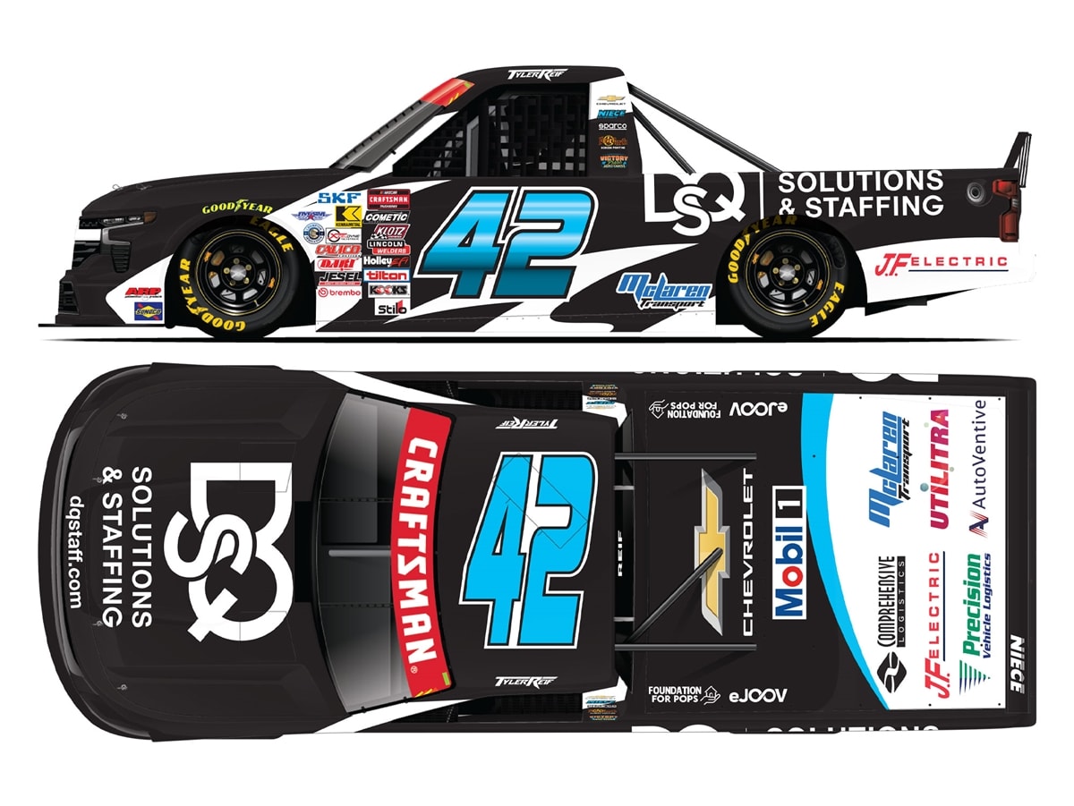 TYLER REIF 2026 DQS SOLUTIONS & STAFFING 1:24 ARC DIECAST