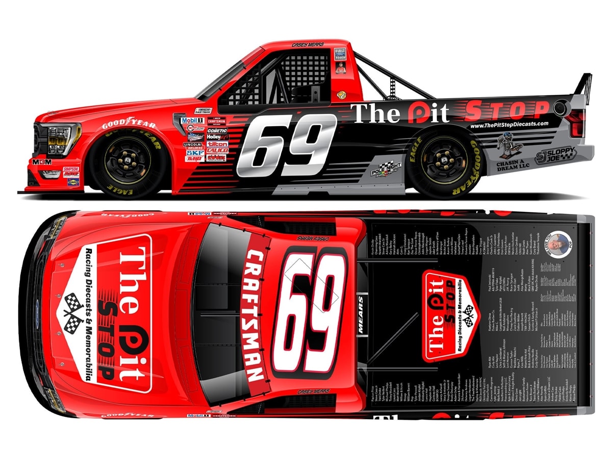 CASEY MEARS 2025 THE PIT STOP 1:24 Liquid Color DIECAST