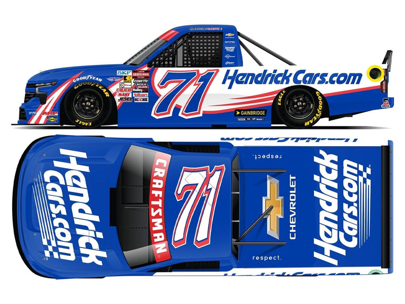 RAJAH CARUTH 2025 HENDRICKCARS.COM 1:24 COLOR CHROME ARC DIECAST