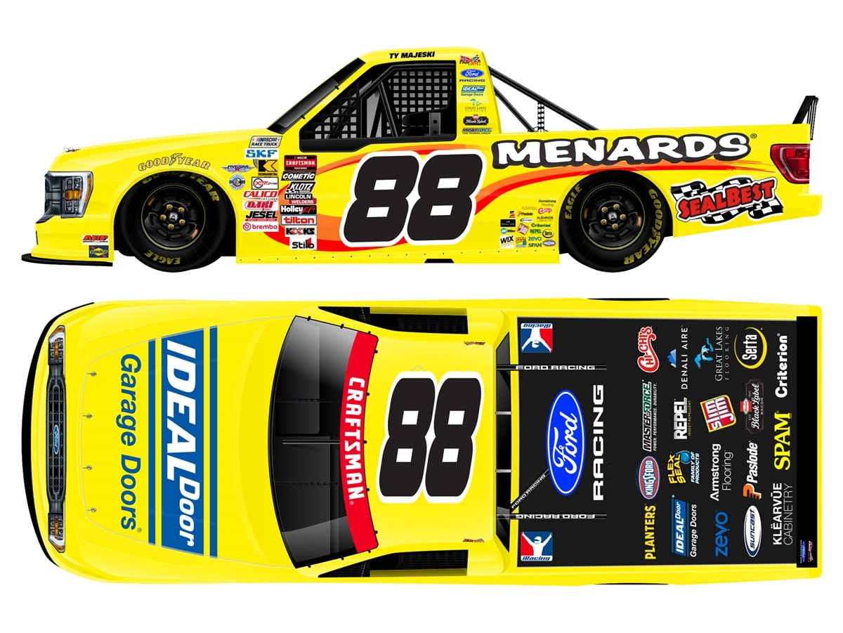 TY MAJESKI 2026 MENARDS/IDEAL DOOR 1:64 ARC DIECAST