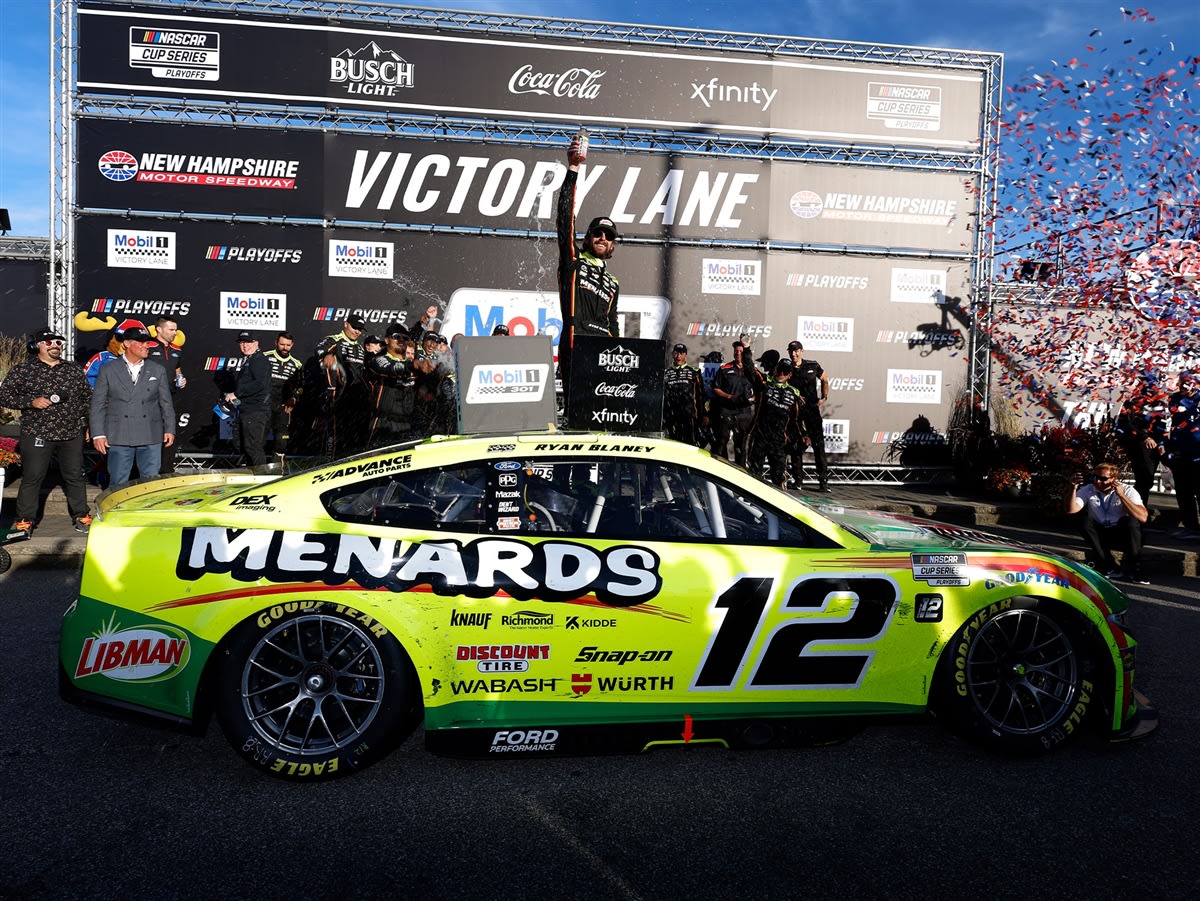 RYAN BLANEY 2025 MENARDS/LIBMAN NEW HAMPSHIRE RACED WIN 1:24 ARC DIECAST