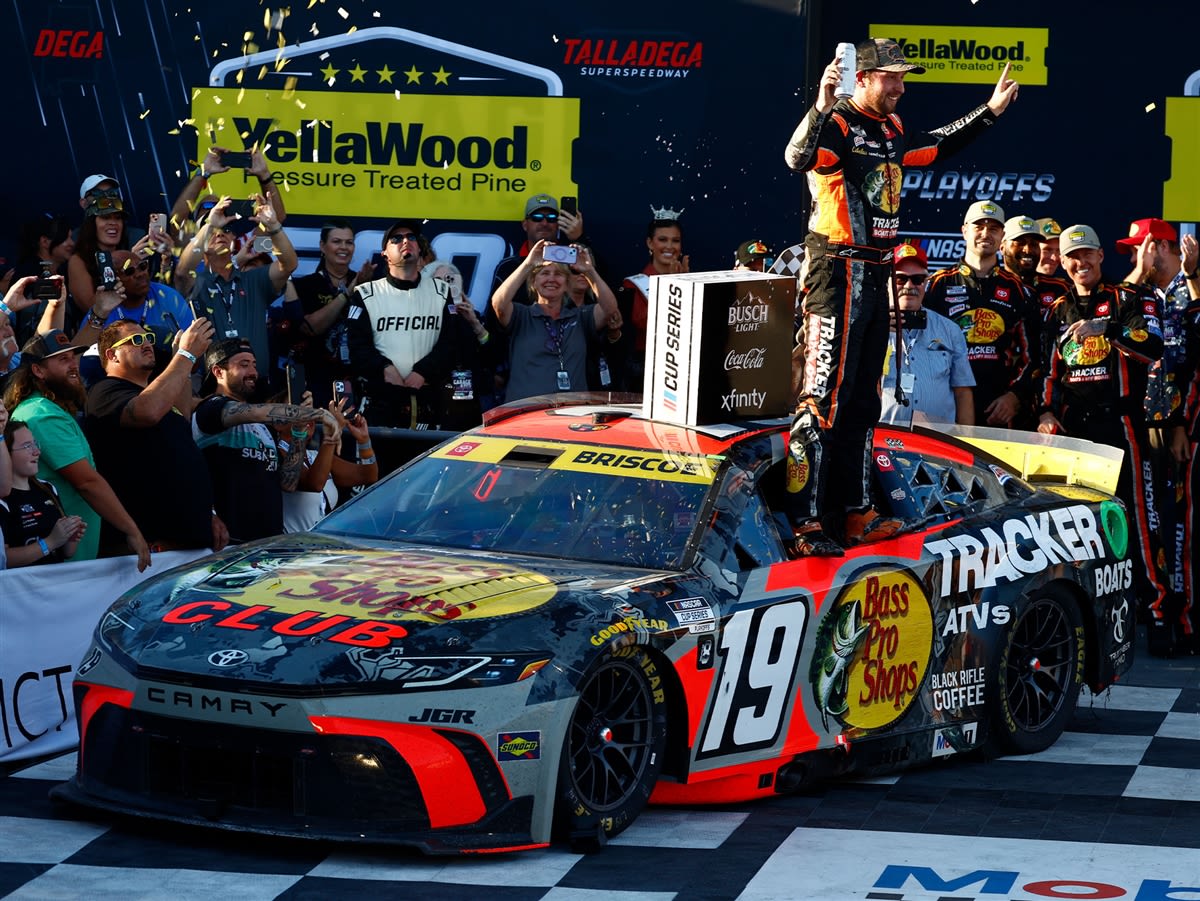 CHASE BRISOCE 2025 BASS PRO SHOPS TALLADEGA RACED WIN 1:24 ARC DIECAST