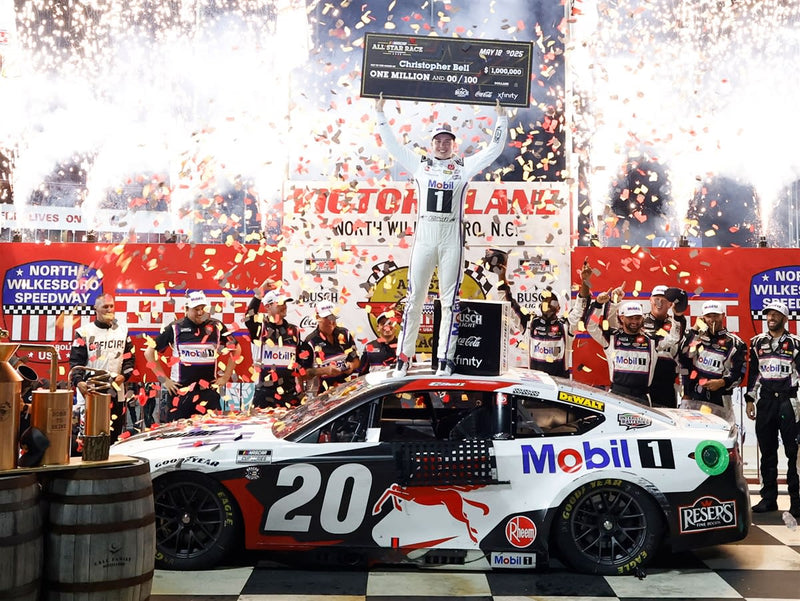 CHRISTOPHER BELL 2025 MOBIL 1 ALL-STAR RACED WIN 1:24 ELITE DIECAST